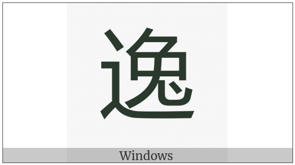Cjk Compatibility Ideograph-Fa25 on various operating systems