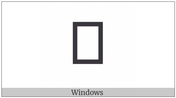 Limbu Letter Gha on various operating systems