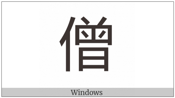 Cjk Compatibility Ideograph-Fa31 on various operating systems
