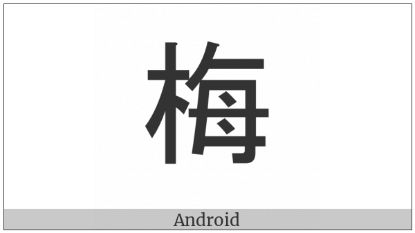 Cjk Compatibility Ideograph-Fa44 on various operating systems