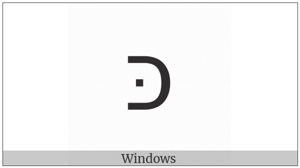 Hebrew Letter Kaf With Dagesh on various operating systems