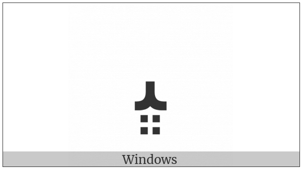 Arabic Letter Beheh Medial Form on various operating systems