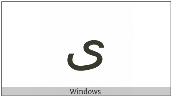 Arabic Letter Farsi Yeh Isolated Form on various operating systems