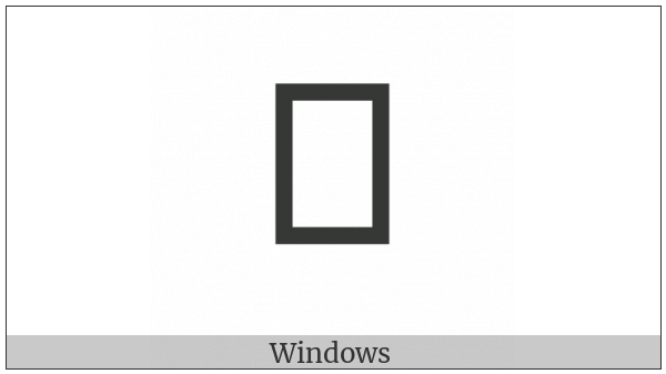 Tai Le Letter Oo on various operating systems