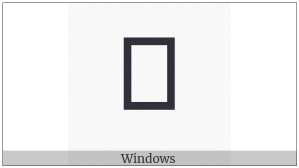 Combining Macron Right Half on various operating systems