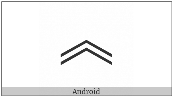 Presentation Form For Vertical Left Double Angle Bracket on various operating systems