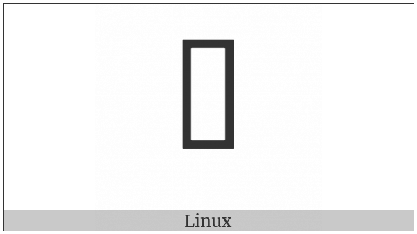 Presentation Form For Vertical Right Square Bracket on various operating systems