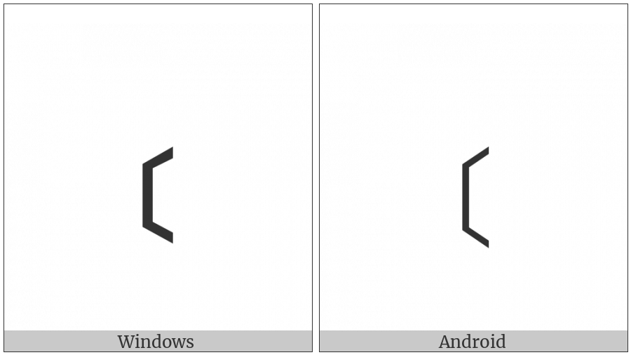 Small Left Tortoise Shell Bracket on various operating systems