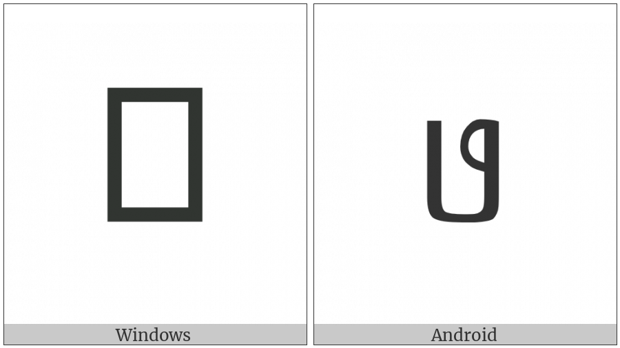 Tai Le Letter Tone-5 on various operating systems