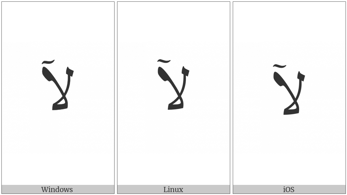 Arabic Ligature Lam With Alef With Madda Above Isolated Form on various operating systems