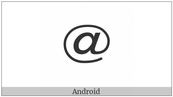 Fullwidth Commercial At on various operating systems