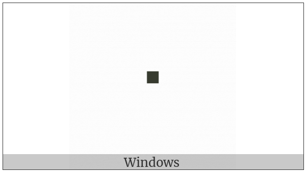 Halfwidth Katakana Middle Dot on various operating systems