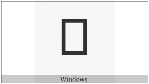 New Tai Lue Letter High Tha on various operating systems
