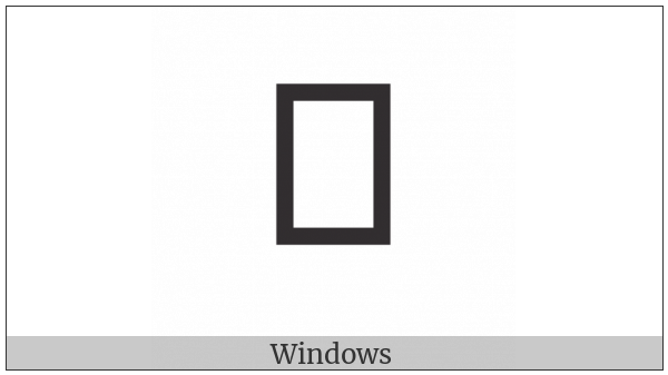 Linear B Syllable B015 Mo on various operating systems