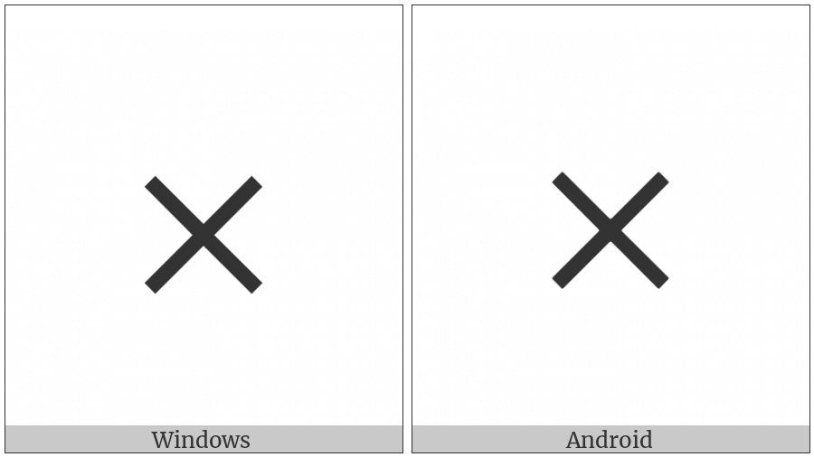 Aegean Check Mark on various operating systems