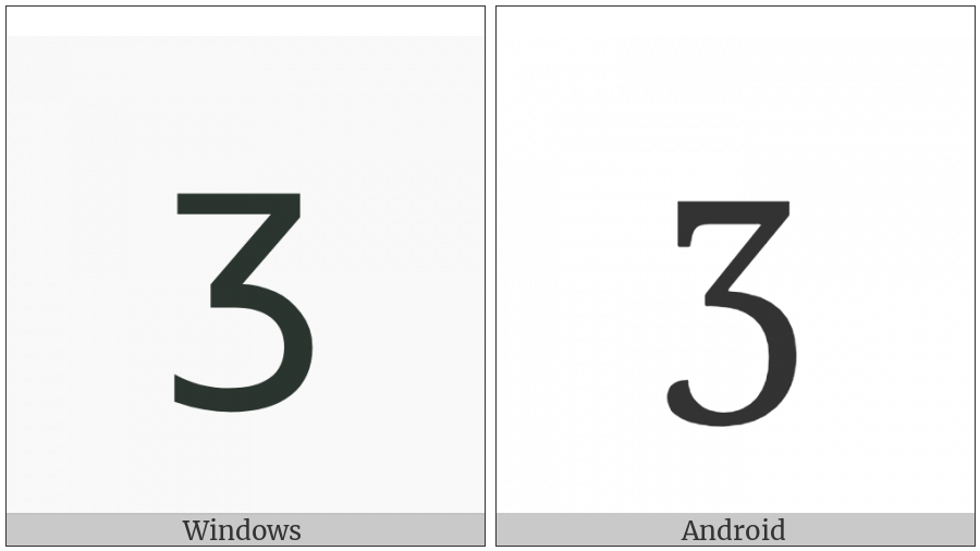 Latin Small Letter Ezh on various operating systems
