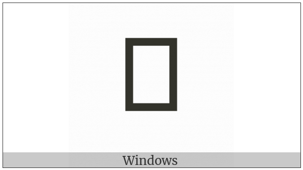 New Tai Lue Vowel Sign Ue on various operating systems