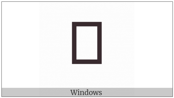 Greek Metretes Sign on various operating systems