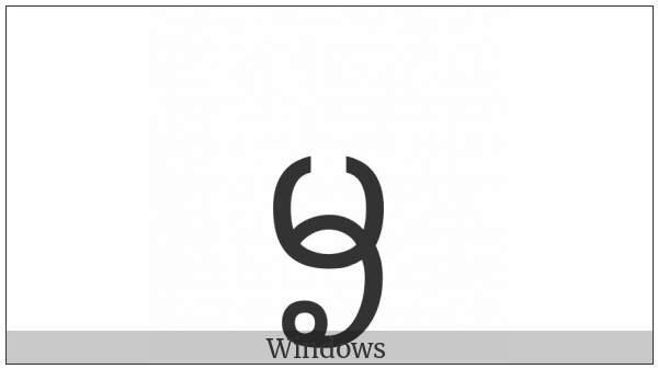 New Tai Lue Letter Final M on various operating systems