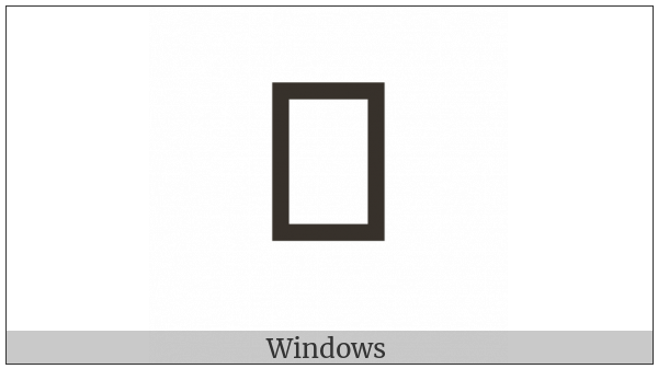 New Tai Lue Letter Final B on various operating systems