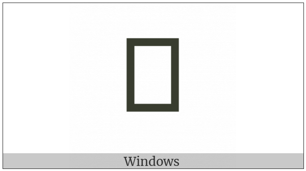 New Tai Lue Digit Zero on various operating systems