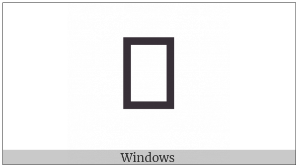 Carian Letter D on various operating systems