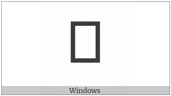 Carian Letter Nn on various operating systems