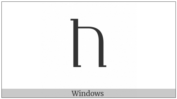Gothic Letter Hagl on various operating systems