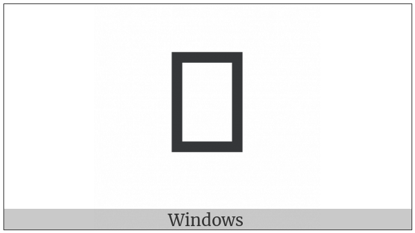 Ugaritic Letter U on various operating systems