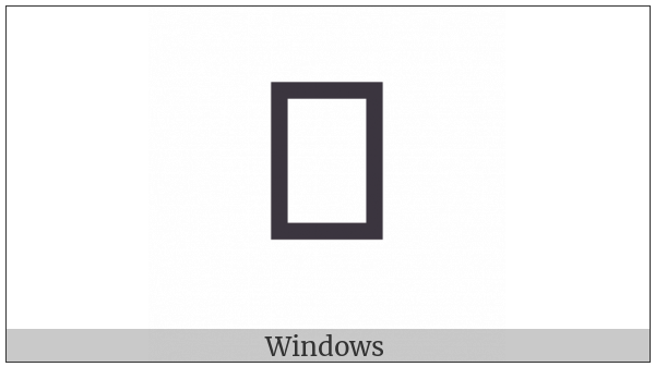 Old Persian Sign Buumish on various operating systems