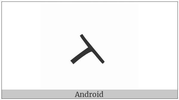 Buginese Letter Nga on various operating systems