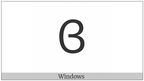 Deseret Capital Letter Vee on various operating systems