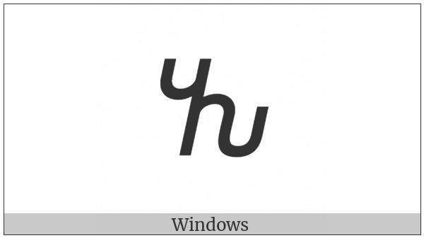Osmanya Letter Waw on various operating systems