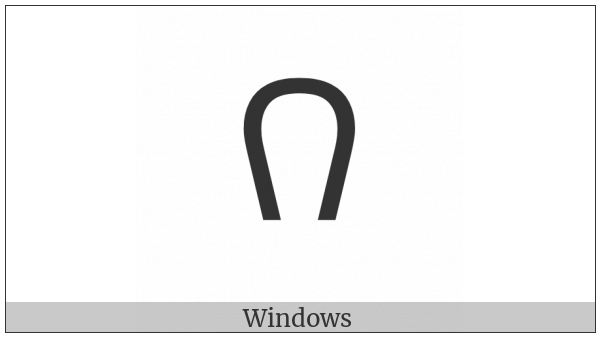 Osage Capital Letter I on various operating systems