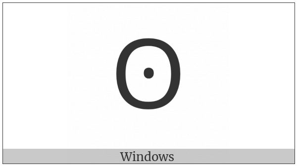 Osage Capital Letter Oin on various operating systems