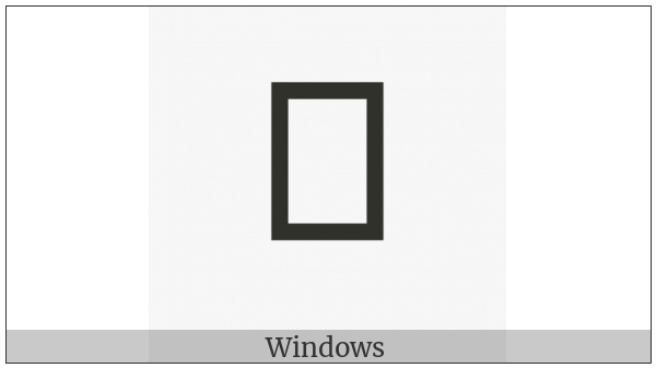 Osage Capital Letter Sha on various operating systems