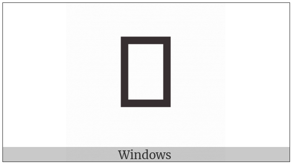 Buginese Vowel Sign I on various operating systems