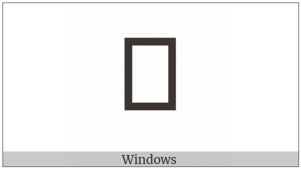 Osage Small Letter Za on various operating systems