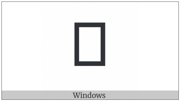 Elbasan Letter Nde on various operating systems