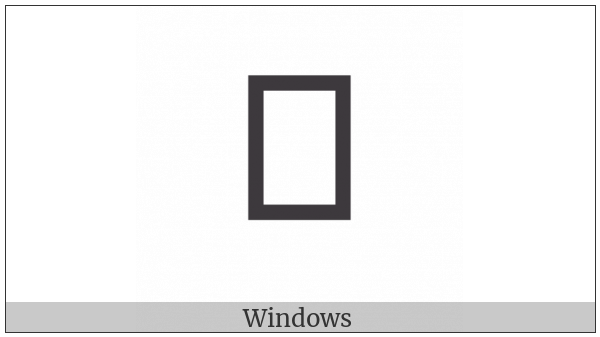Elbasan Letter I on various operating systems