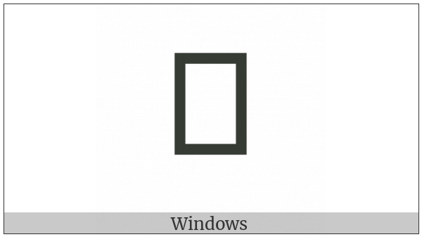 Caucasian Albanian Letter Lan on various operating systems
