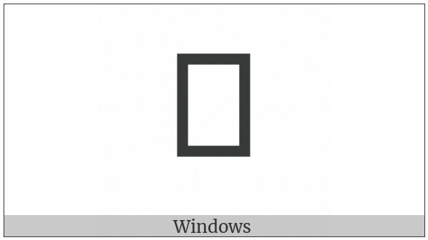 Tai Tham Letter Low Kxa on various operating systems