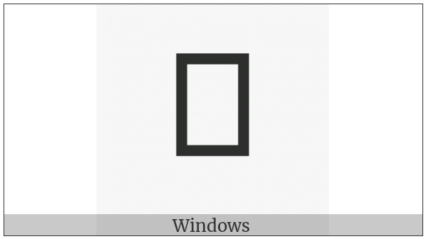 Tai Tham Letter Rana on various operating systems