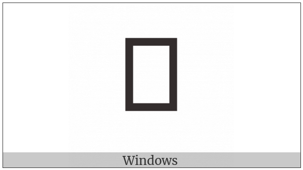 Tai Tham Letter Low Ta on various operating systems