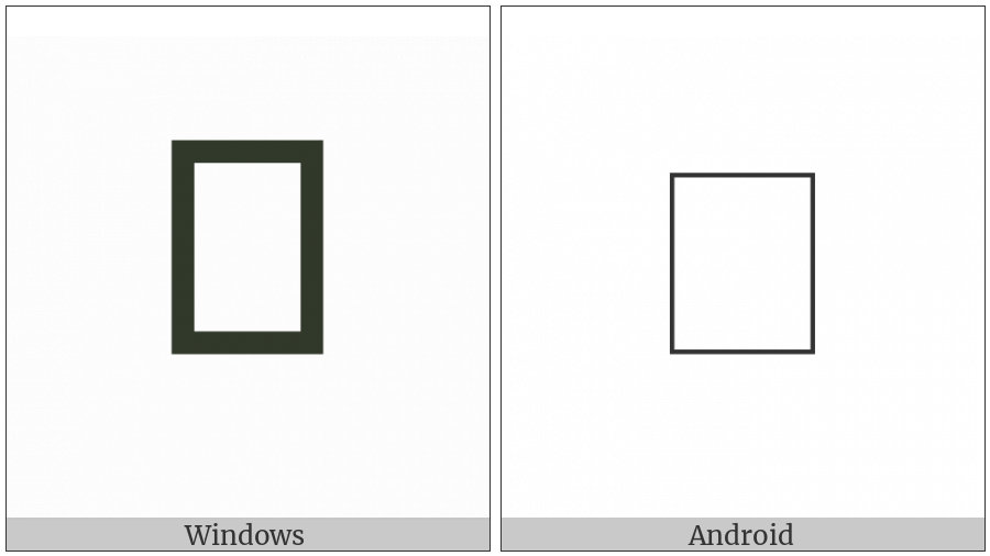 Linear A Sign Ab034 on various operating systems