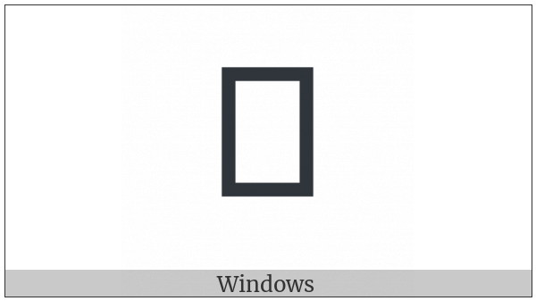 Tai Tham Vowel Sign Tall Aa on various operating systems