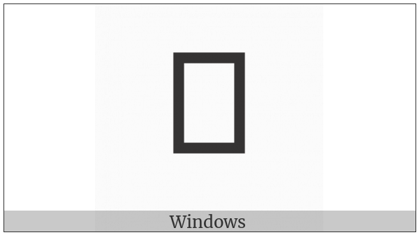 Cypriot Syllable Ko on various operating systems