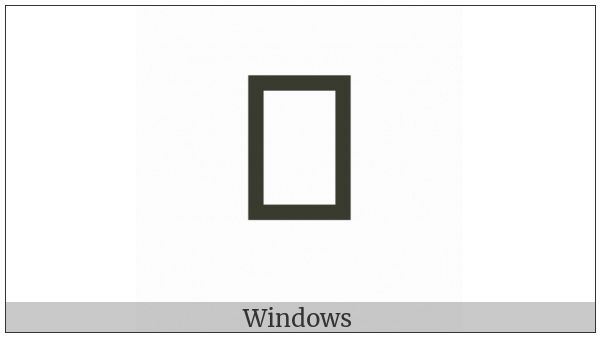 Tai Tham Vowel Sign Uue on various operating systems