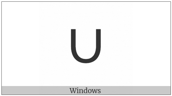 Imperial Aramaic Letter Ayin on various operating systems