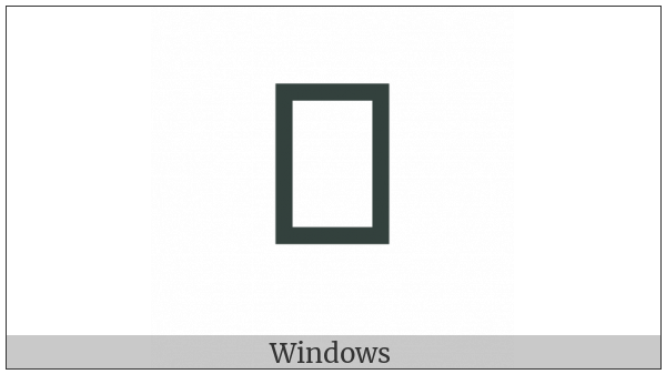 Palmyrene Letter Nun on various operating systems
